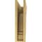 Ekena Millwork 5"W x 20"D x 20"H Thin Pescadero Rough Cedar Woodgrain TimberThane Corbel, Primed Tan CORUR05X20X20PECRCPR - alternate 3